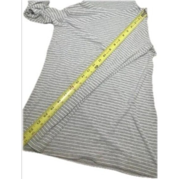 Arizona Jean Co. Women’s Heather Grey Striped Long Sleeve Turtleneck XL 16 NWT - Picture 2 of 8